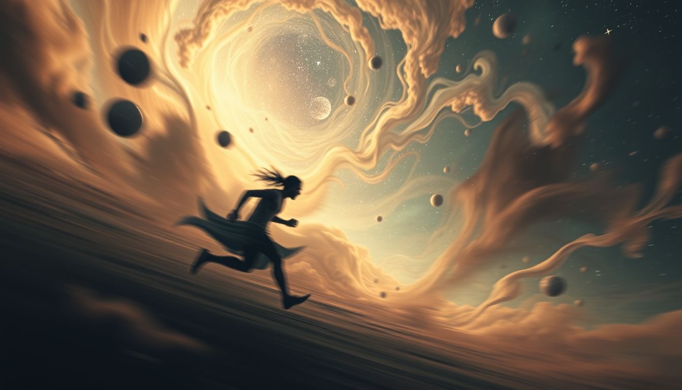 Rennen in dromen symboliseert vaak ontsnappingsdrang en stress.