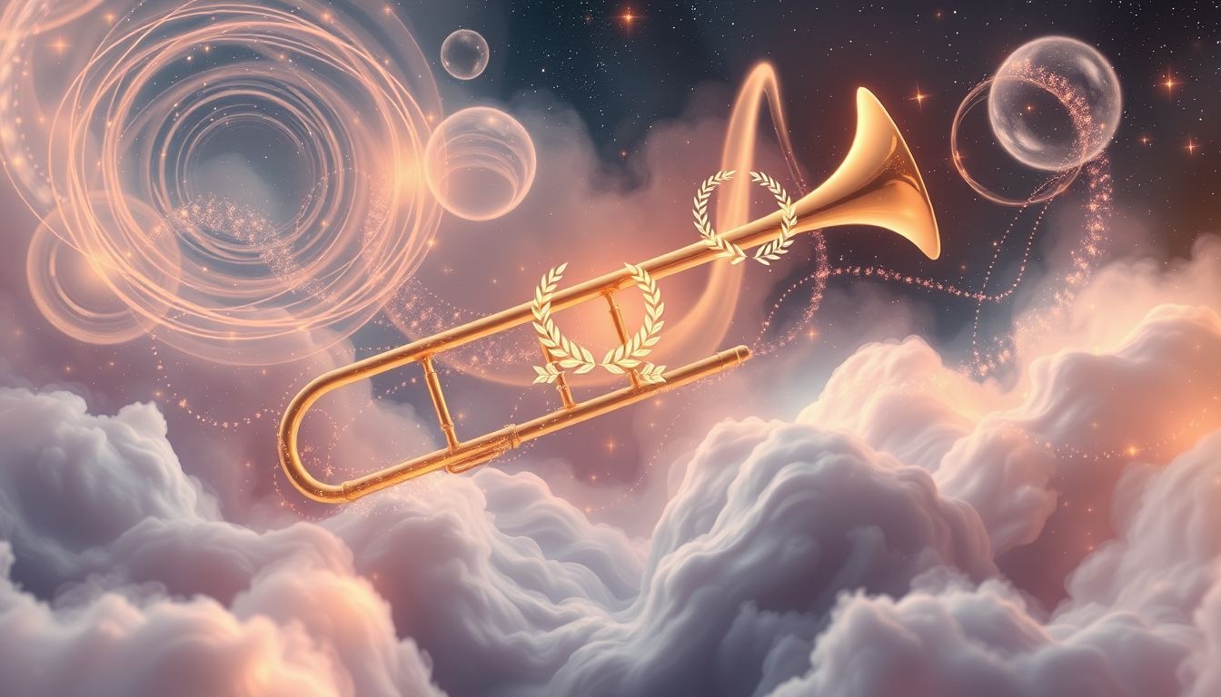 Dromen over trombones symboliseren vaak erkenning en professioneel succes.