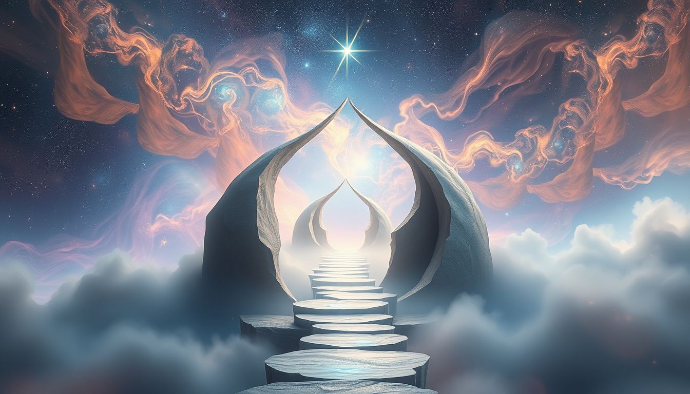 Verdwalen in een heiligdom symboliseert innerlijke zoektocht en twijfel.