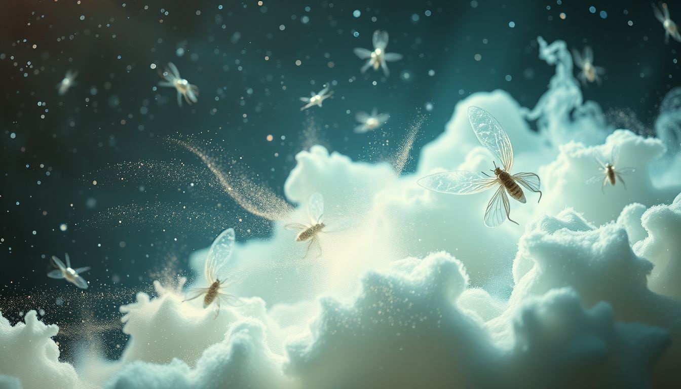 Dromen over insectenpoeder symboliseren vaak transformatie en innerlijke reiniging.