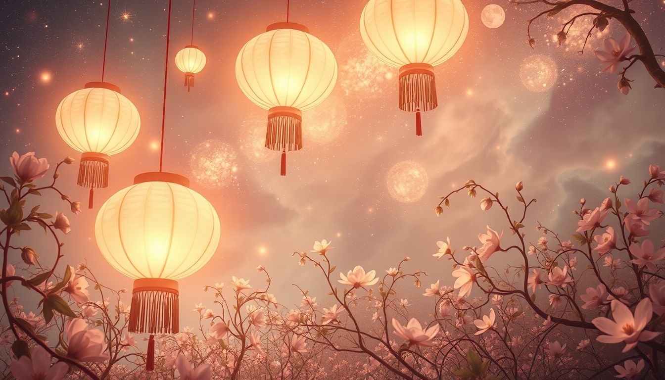 Dromen over Chinese lantaarns symboliseren persoonlijke groei en innerlijk welzijn.