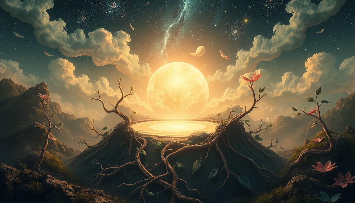 Dromen over natuurbasis symboliseren innerlijke rust en verbondenheid.