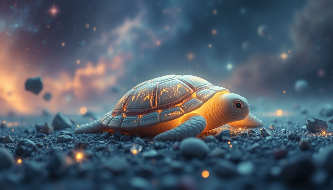 Dromen over een dode schildpad symboliseert vaak het einde van geduld.