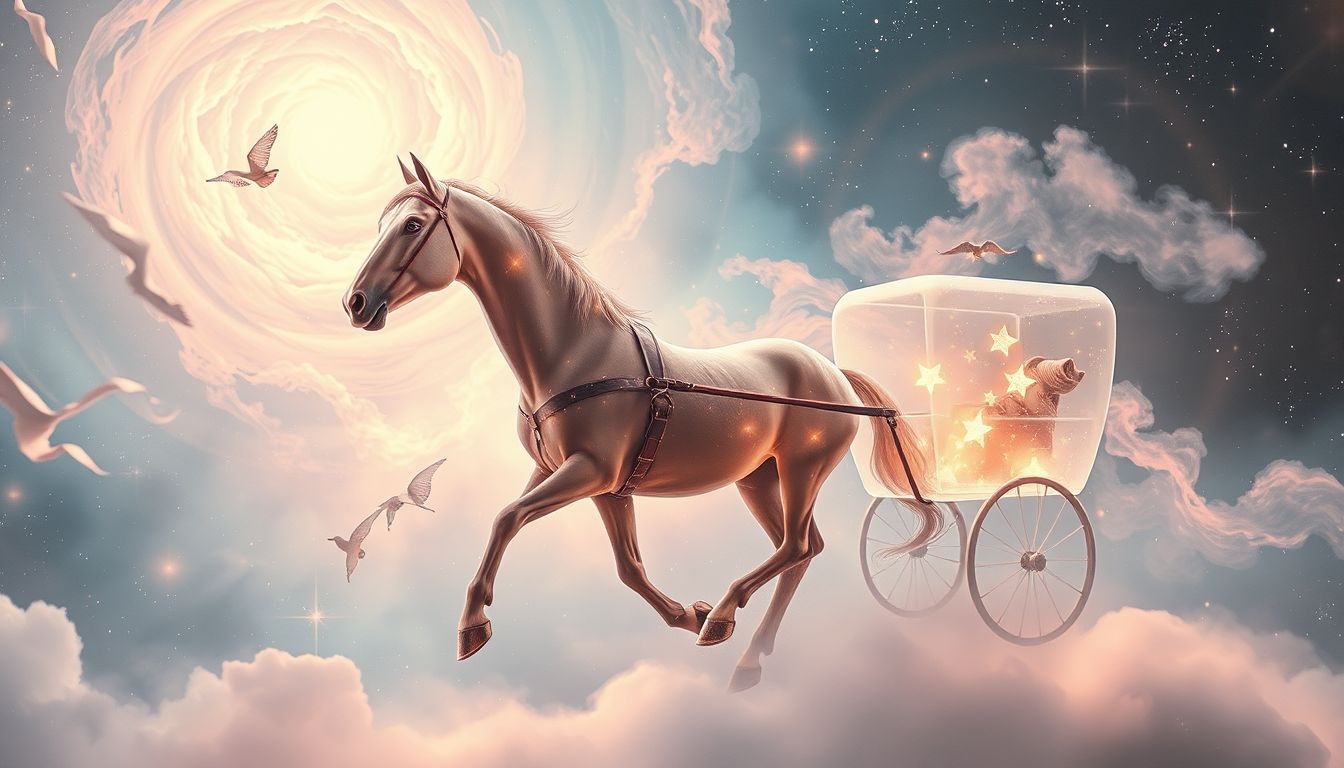 Een lelijk paard symboliseert innerlijke onzekerheid en twijfels in dromen.