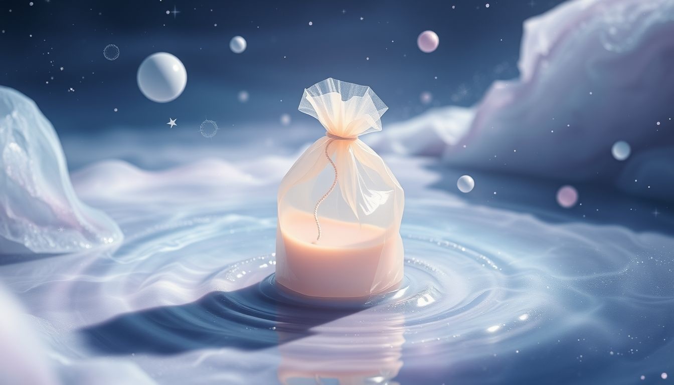 Dromen over herdersbuidel in water symboliseert emotionele zuivering.
