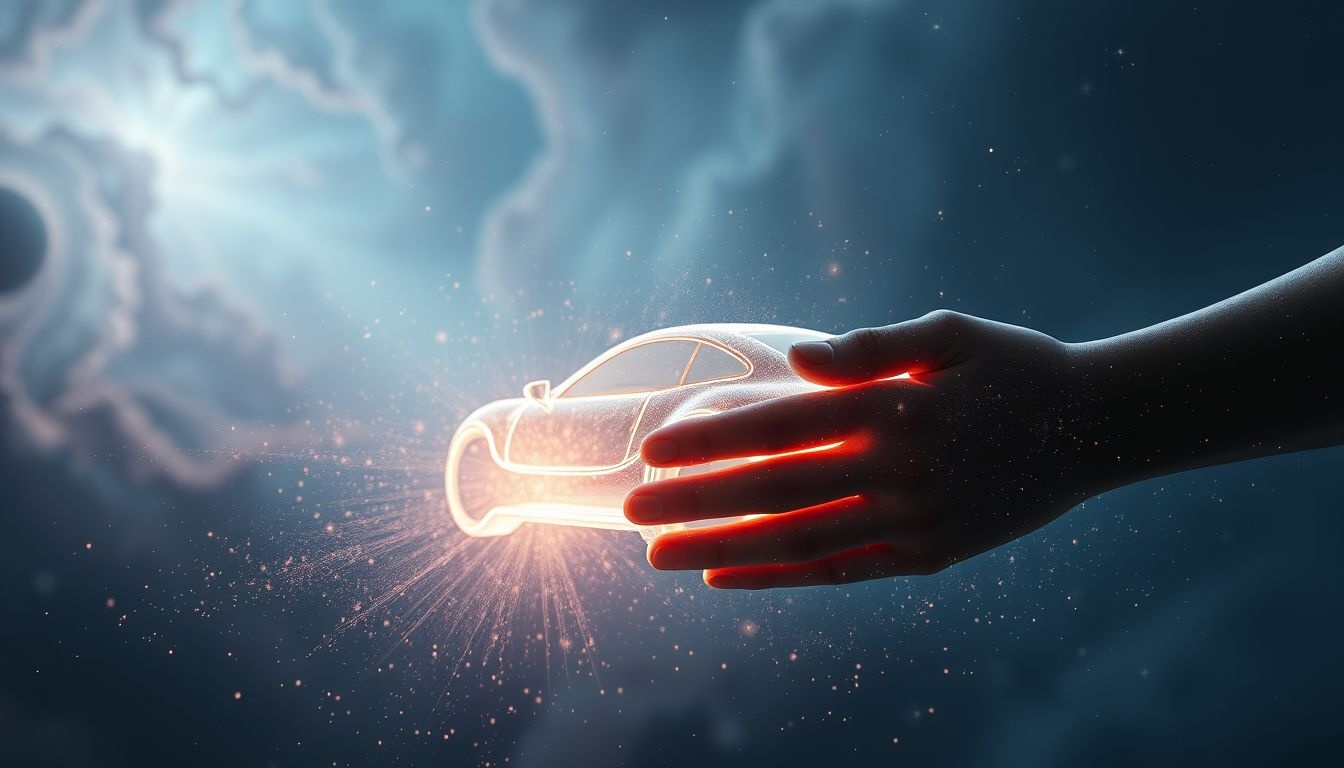 Dromen over natte auto afdrogen symboliseert controle over emoties.