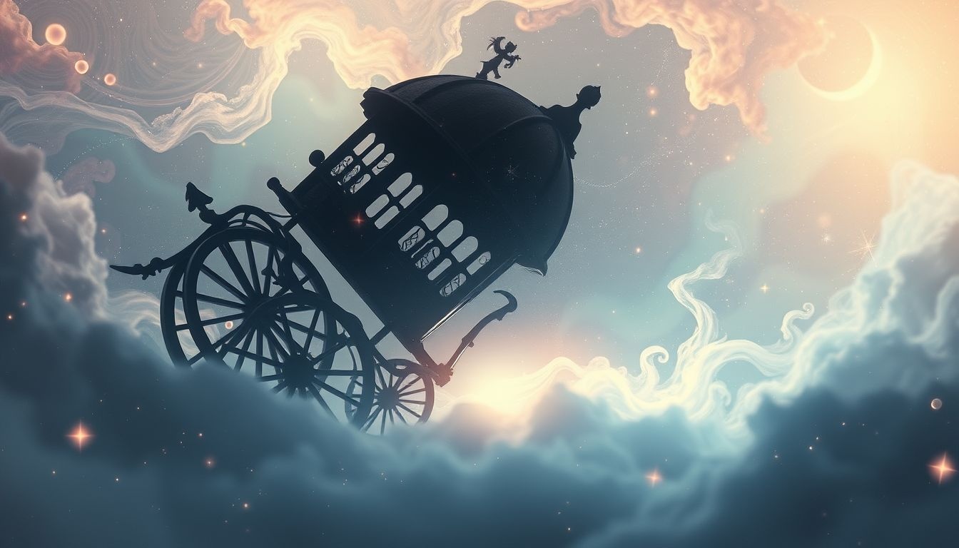 Dromen over een omvallende eenpaardse wagen symboliseren innerlijke onrust.