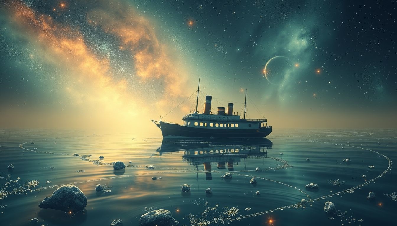 Een stilststaande stoomboot symboliseert soms stagnatie in je leven.