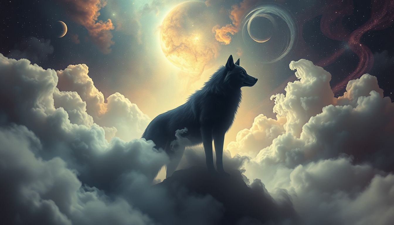 Dromen over een achtervolgende wolf symboliseren vaak onderdrukte angst.