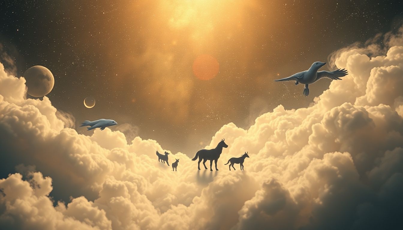 Dromen over dieren observeren symboliseert innerlijke wijsheid en intuïtie.
