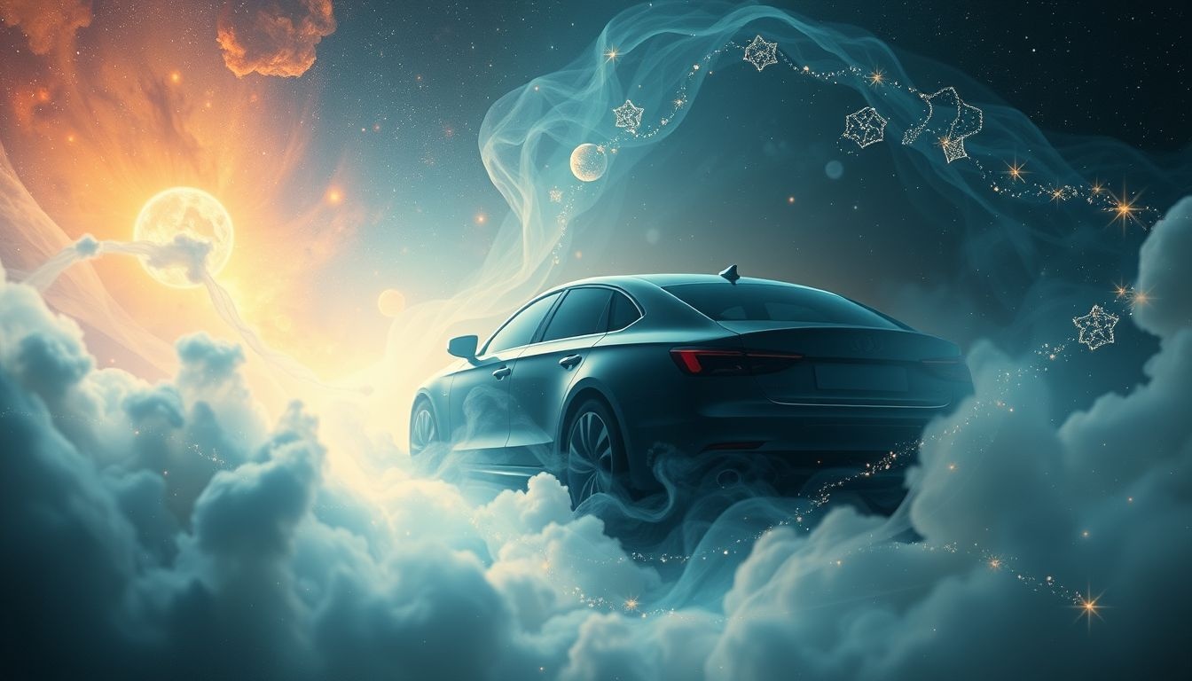 Dromen over auto's observeren symboliseert controle en levensrichting.