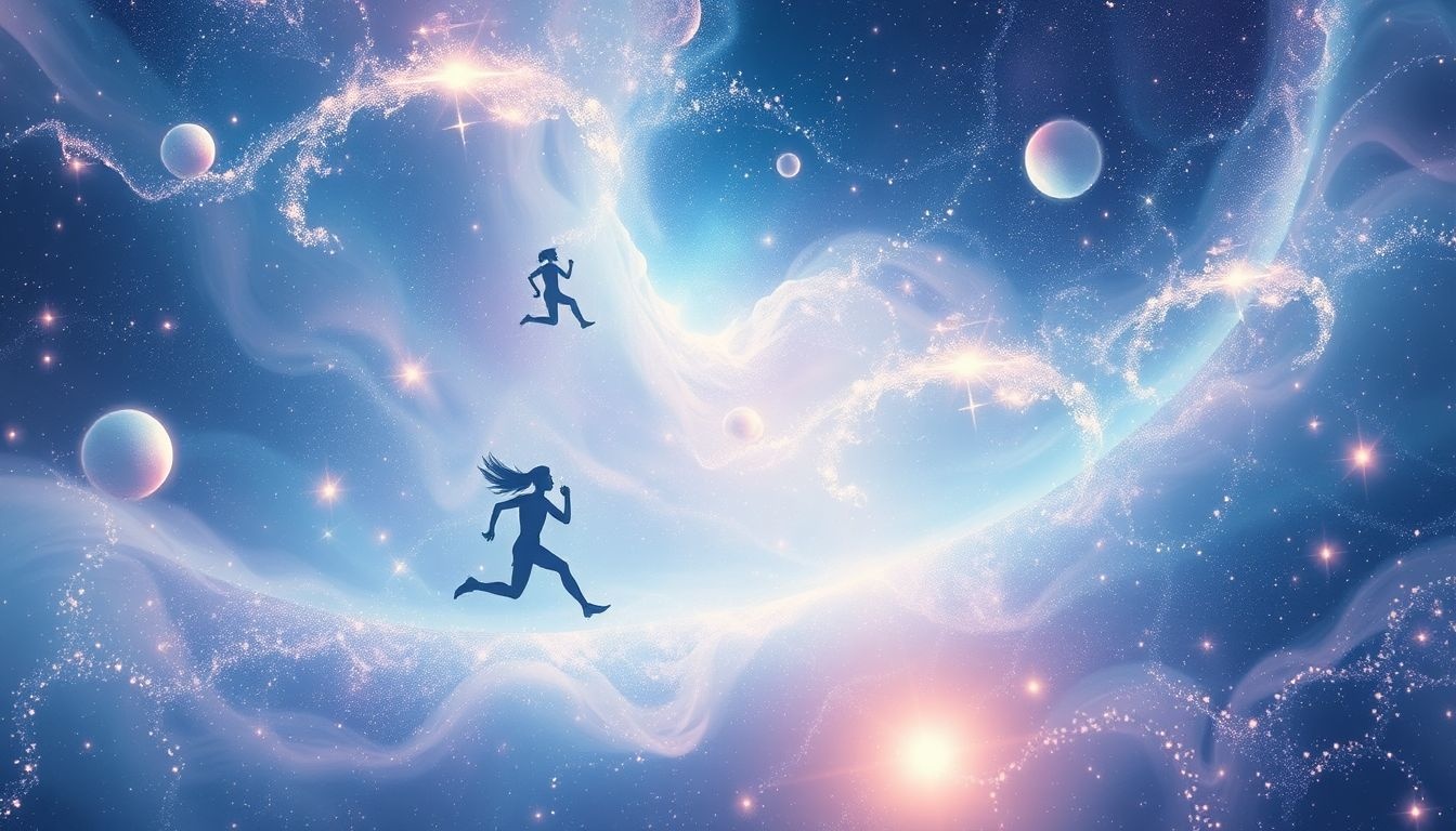 Dromen over lopen symboliseren vaak levensrichting en persoonlijke groei.