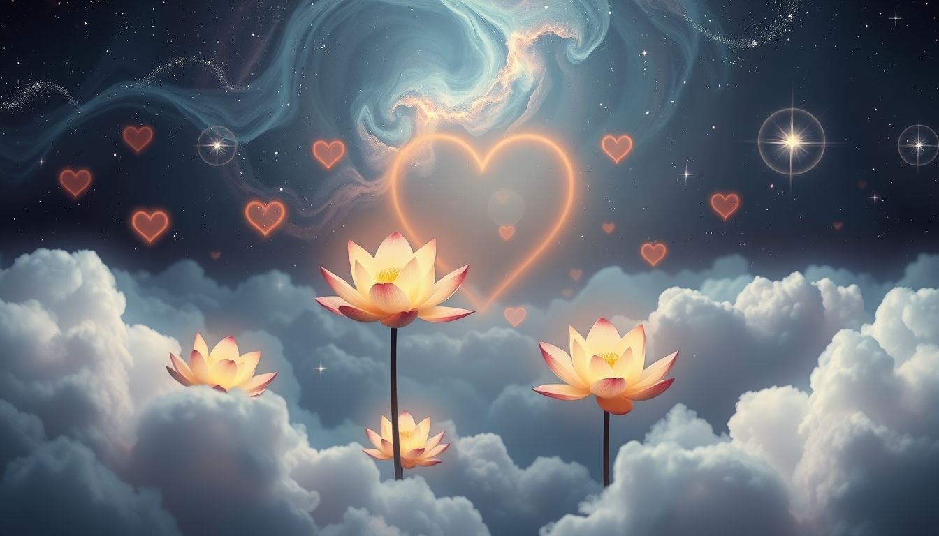 Dromen over lotusbloemen symboliseren vaak spirituele groei en liefde.