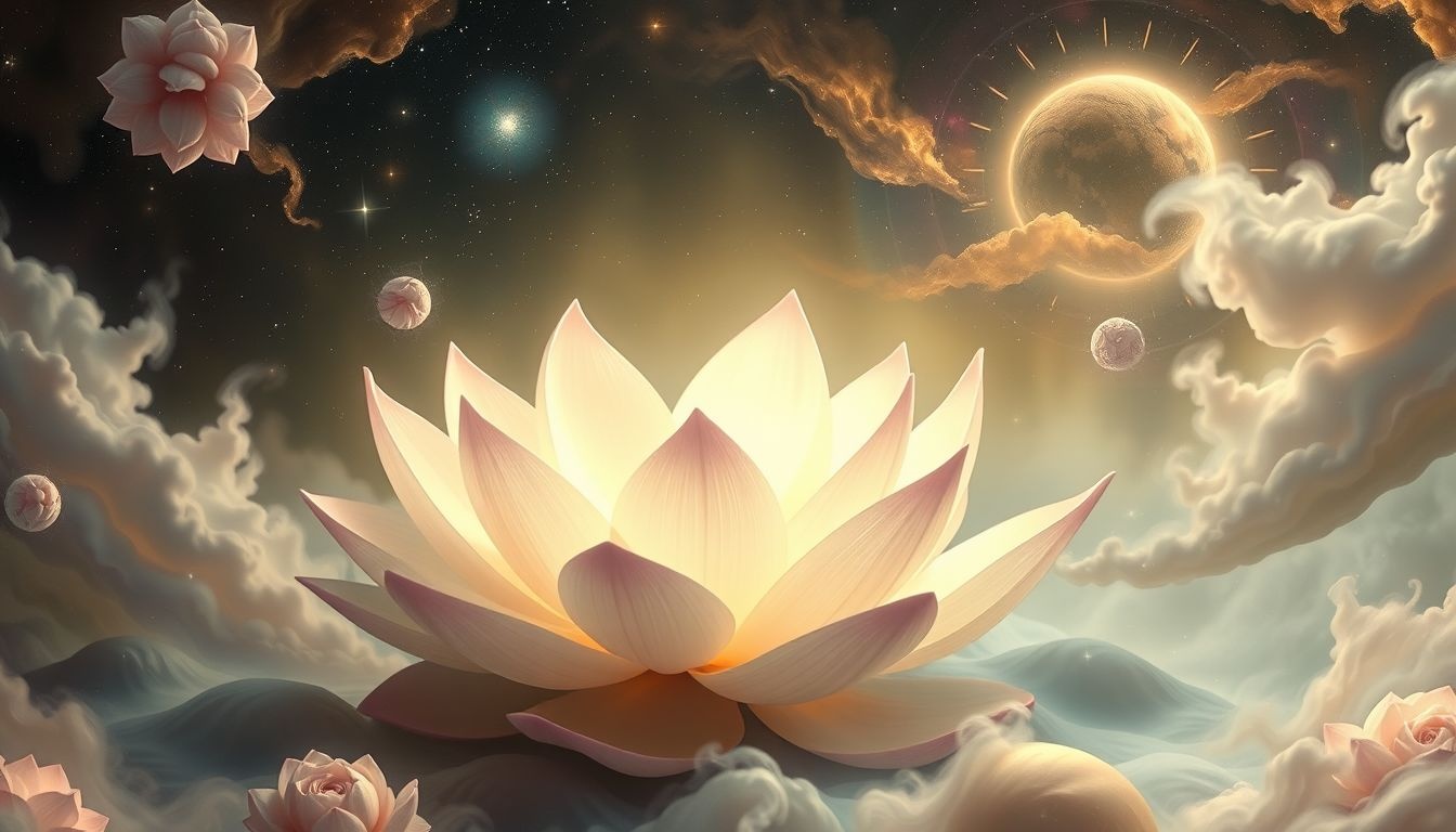 Dromen over lotusbloemen symboliseren spirituele transformatie en nieuw begin.