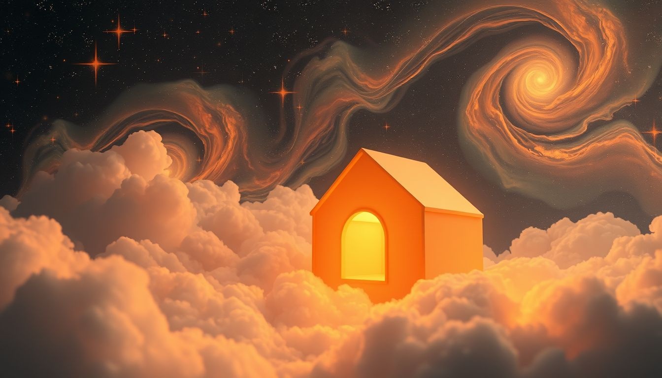 Oranje huizen symboliseren warmte, thuisgevoel en gastvrije harmonie.