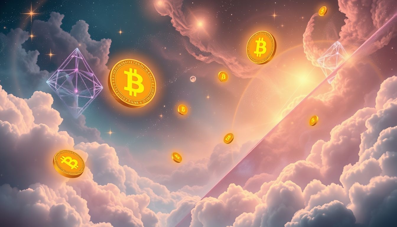 Dromen over Bitcoin kopen symboliseert verlangen naar financiële vrijheid.