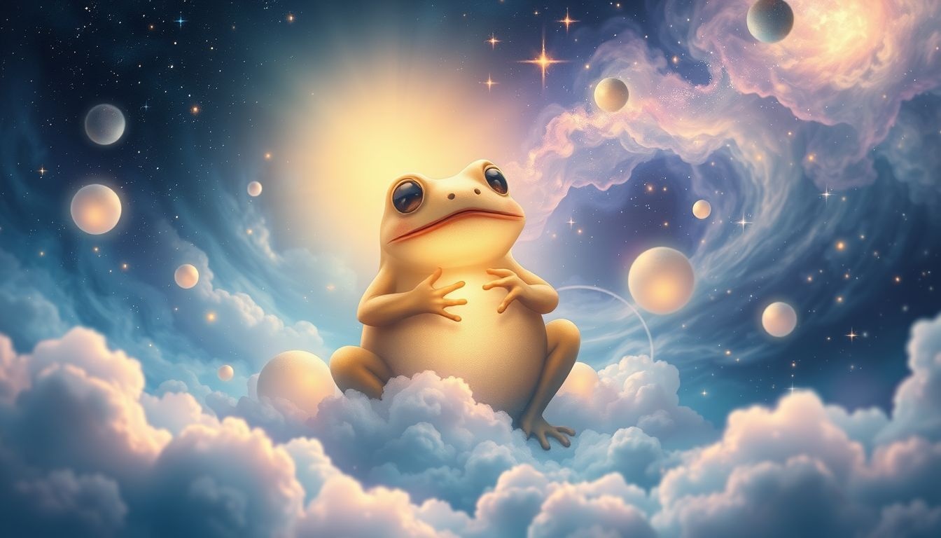 Een kwaker in dromen symboliseert troost en innerlijke rust.