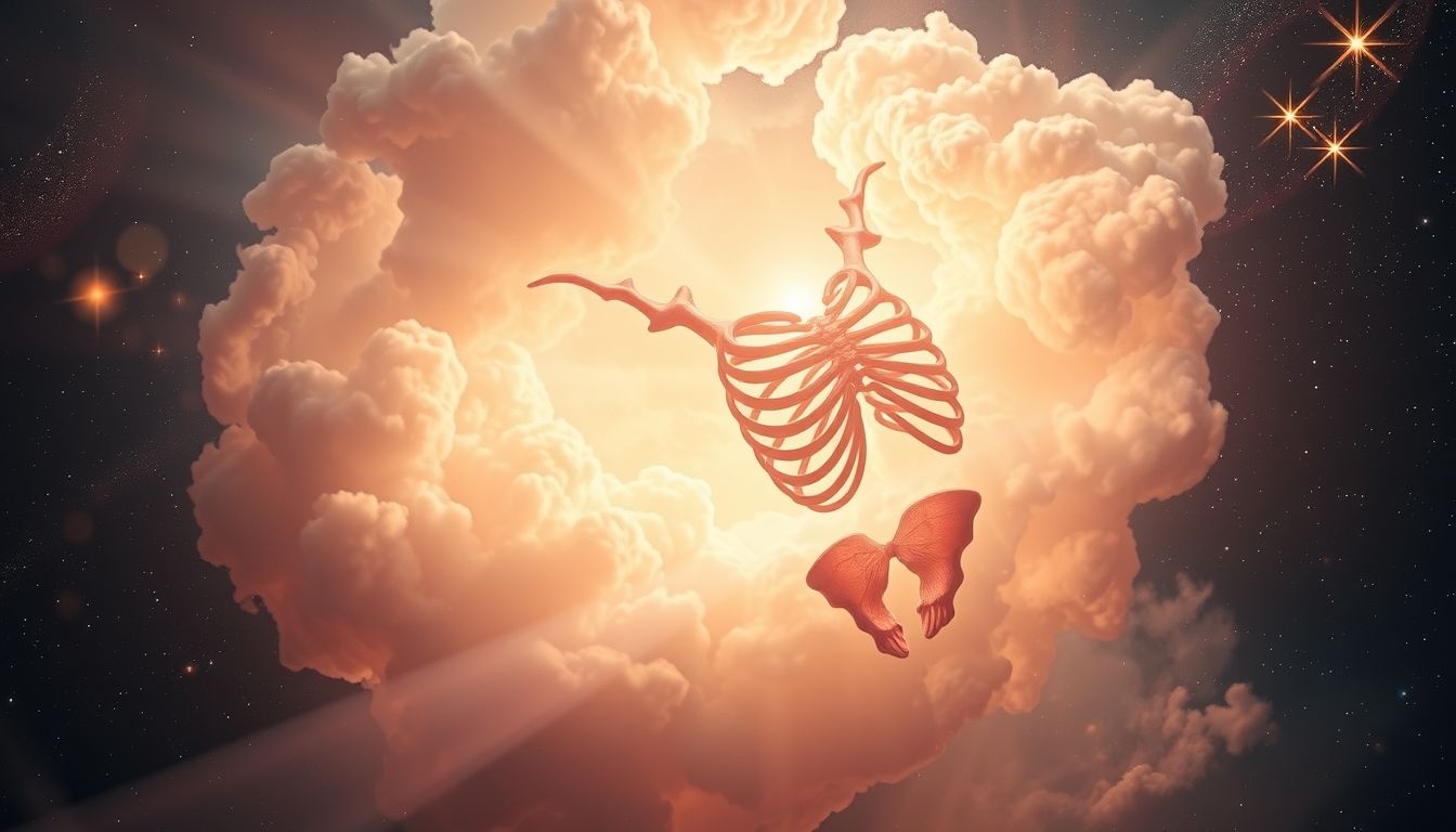 Een zwakke ribbenkast in dromen symboliseert kwetsbaarheid en onzekerheid.