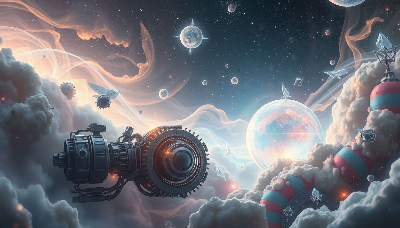 Yttrium symboliseert kracht en innovatie in droommachines.
