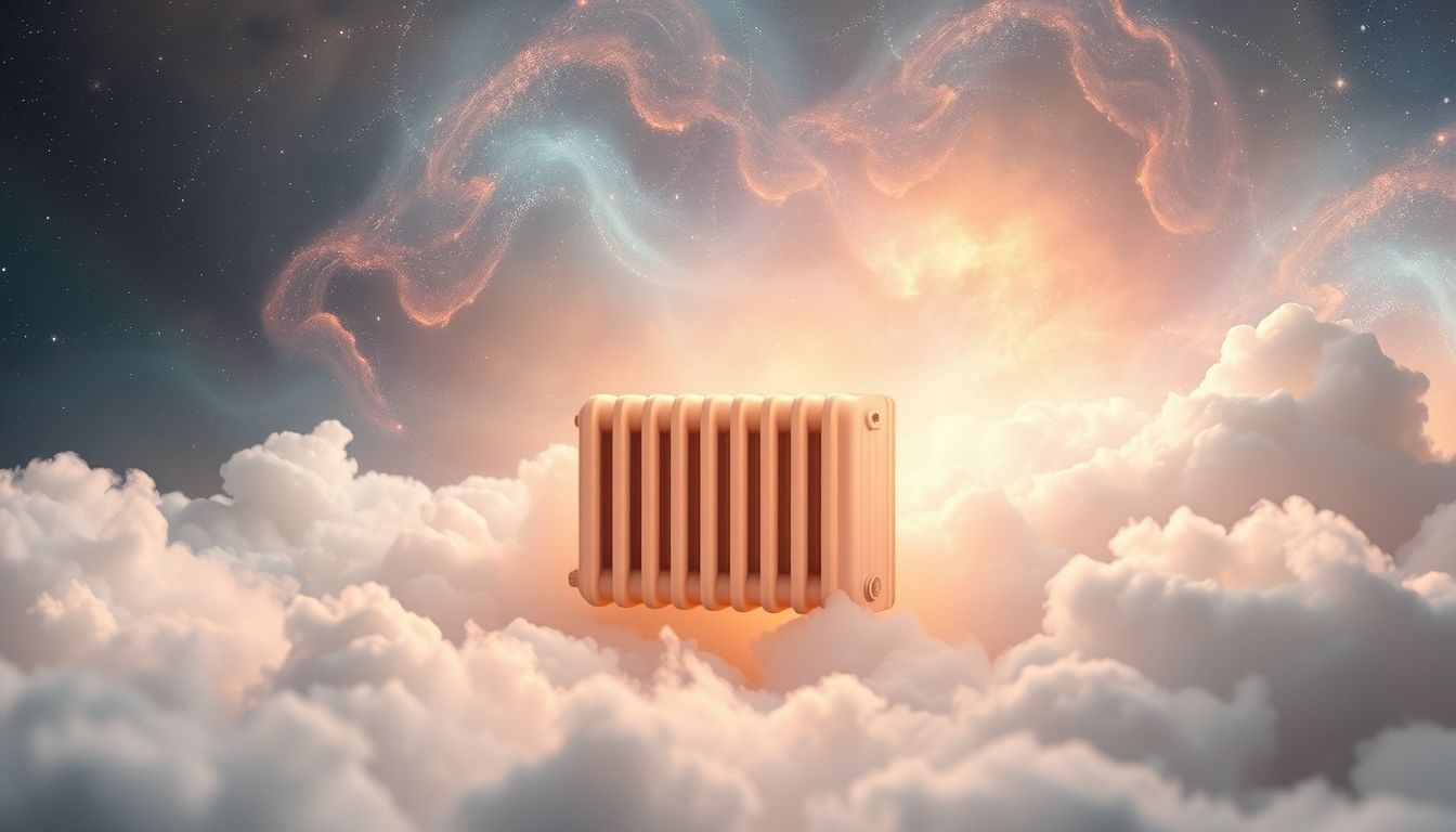 Een radiator zonder thermostaat symboliseert controleverlies in je leven.