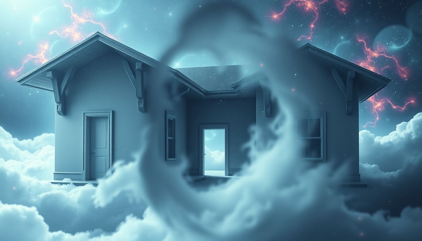 Een leeg huis symboliseert vaak gevoelens van eenzaamheid en verlatenheid.
