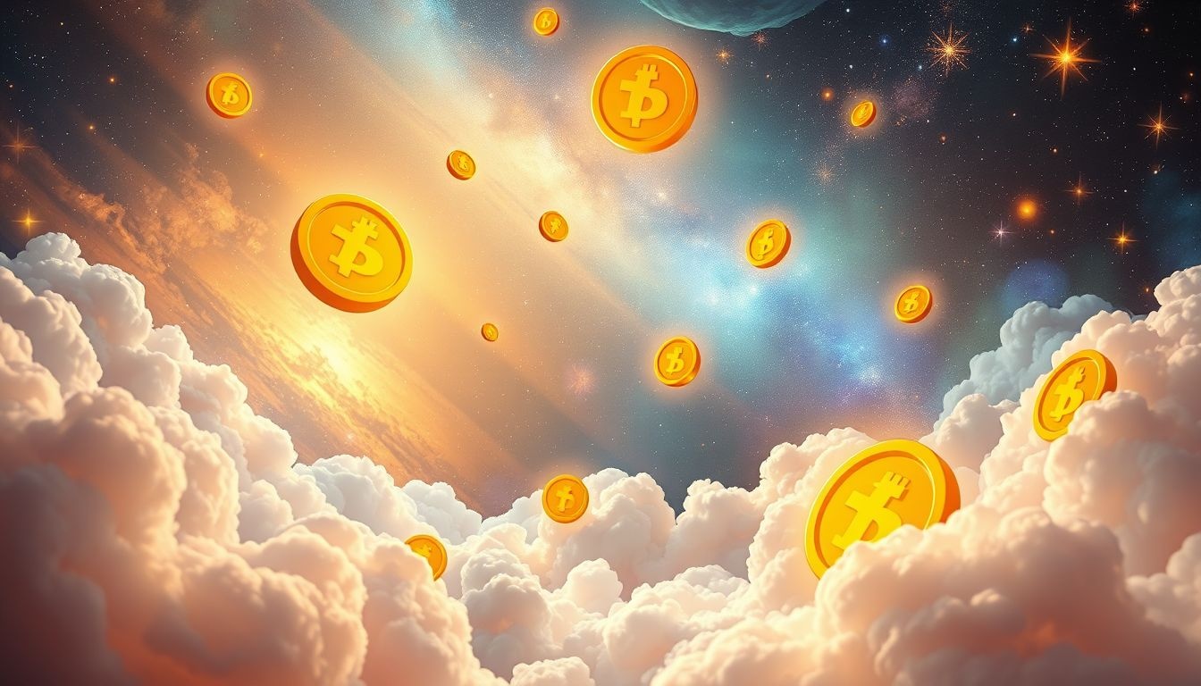 Dromen over Dogecoin symboliseren onverwachte financiële kansen en geluk.