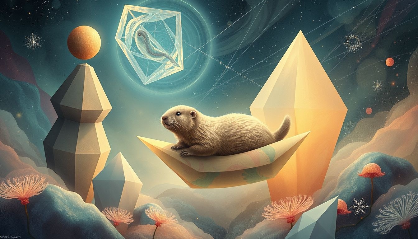 Een marmot buiten zijn habitat symboliseert innerlijke onrust en aanpassing.