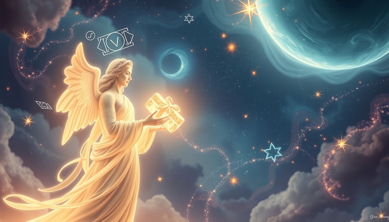 Hermes symboliseert communicatie en geschenken in droomfase 14.