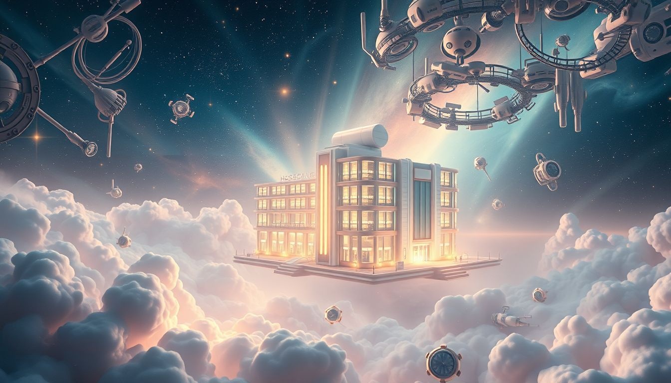 Een modern ziekenhuis in dromen symboliseert hoop en genezing.