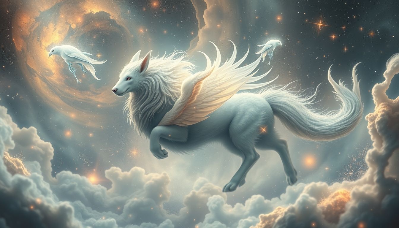 Een dier als zaalwacht symboliseert intuïtie en beschermende alertheid.