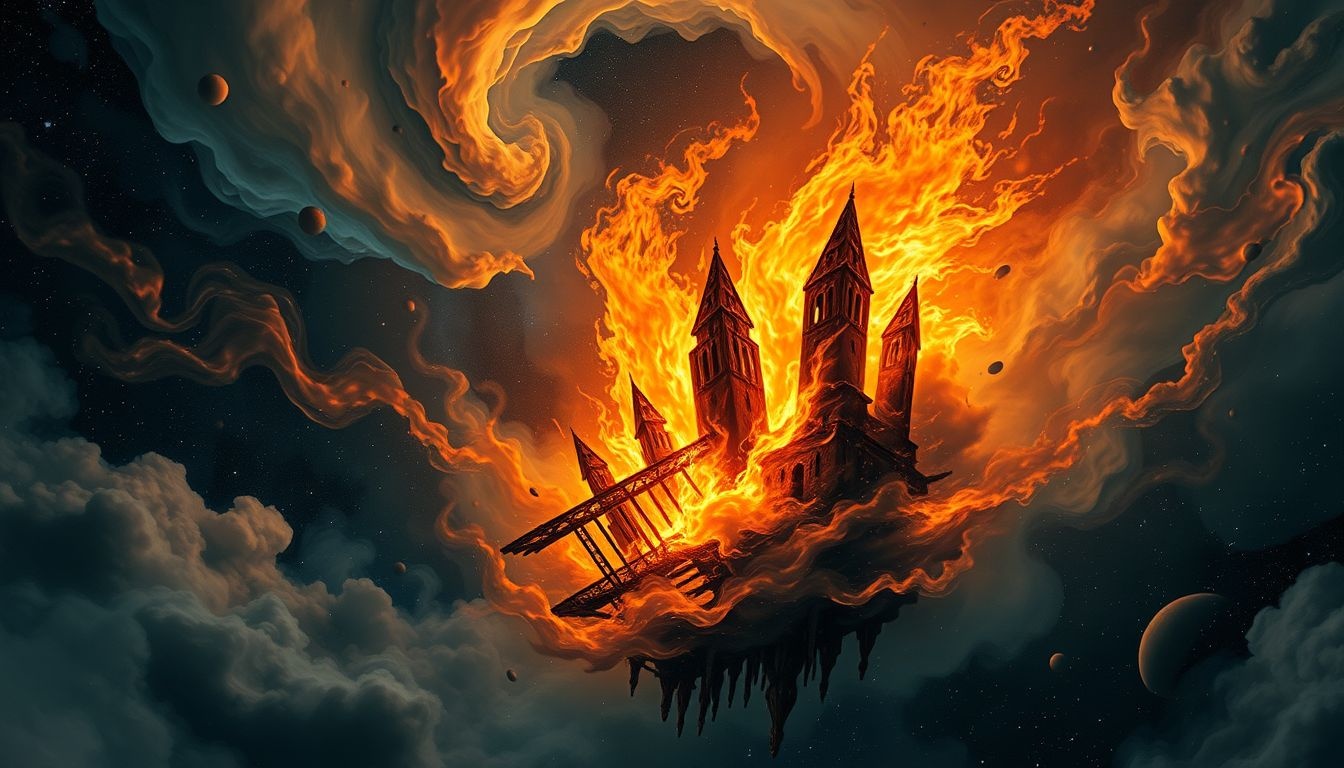Dromen over brand in krankzinnigengesticht symboliseren innerlijke chaos en transformatie.