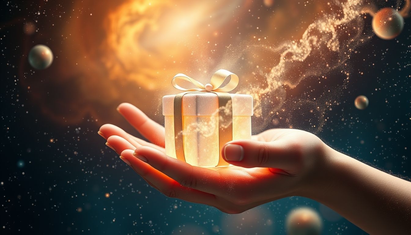Een zelfgemaakt cadeau in dromen symboliseert oprechte waardering en verbondenheid.
