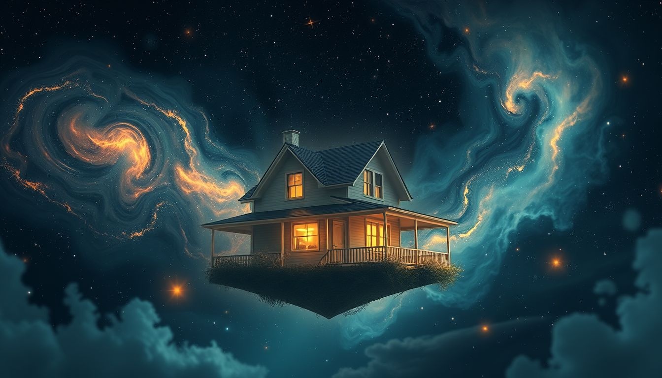 Je oude ouderlijk huis bezoeken symboliseert verlangen naar veiligheid en herinneringen.