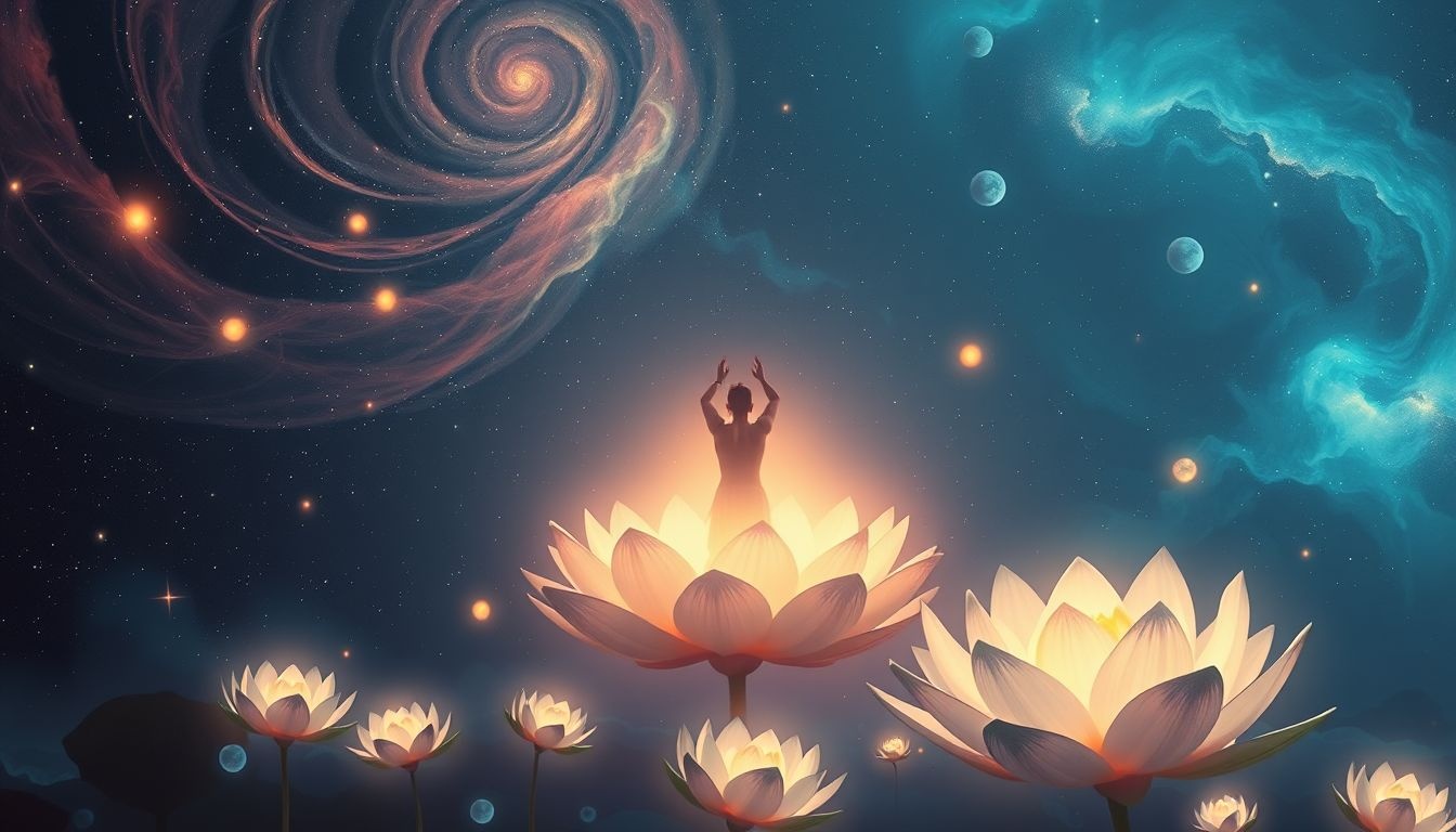 Moksha symboliseert ultieme bevrijding en eeuwige zielservaring.