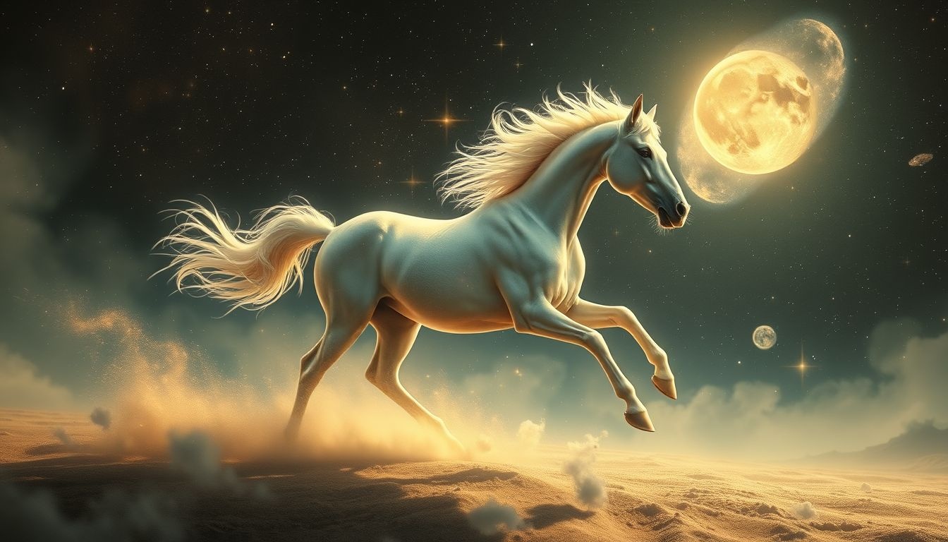 Galopperen met een gewond paard symboliseert doorzettingsvermogen ondanks tegenslag.