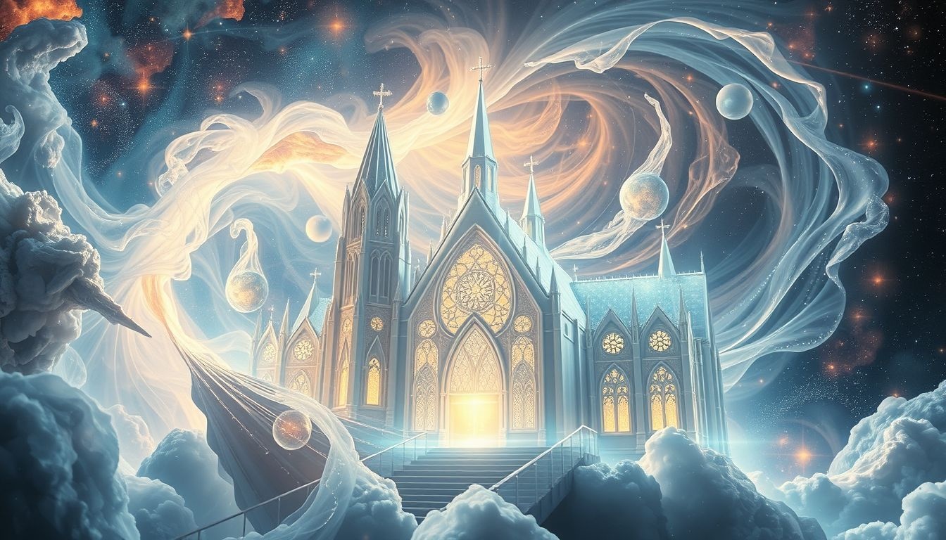 Dromen over kerkarchitectuur symboliseren innerlijke groei en spirituele vernieuwing.