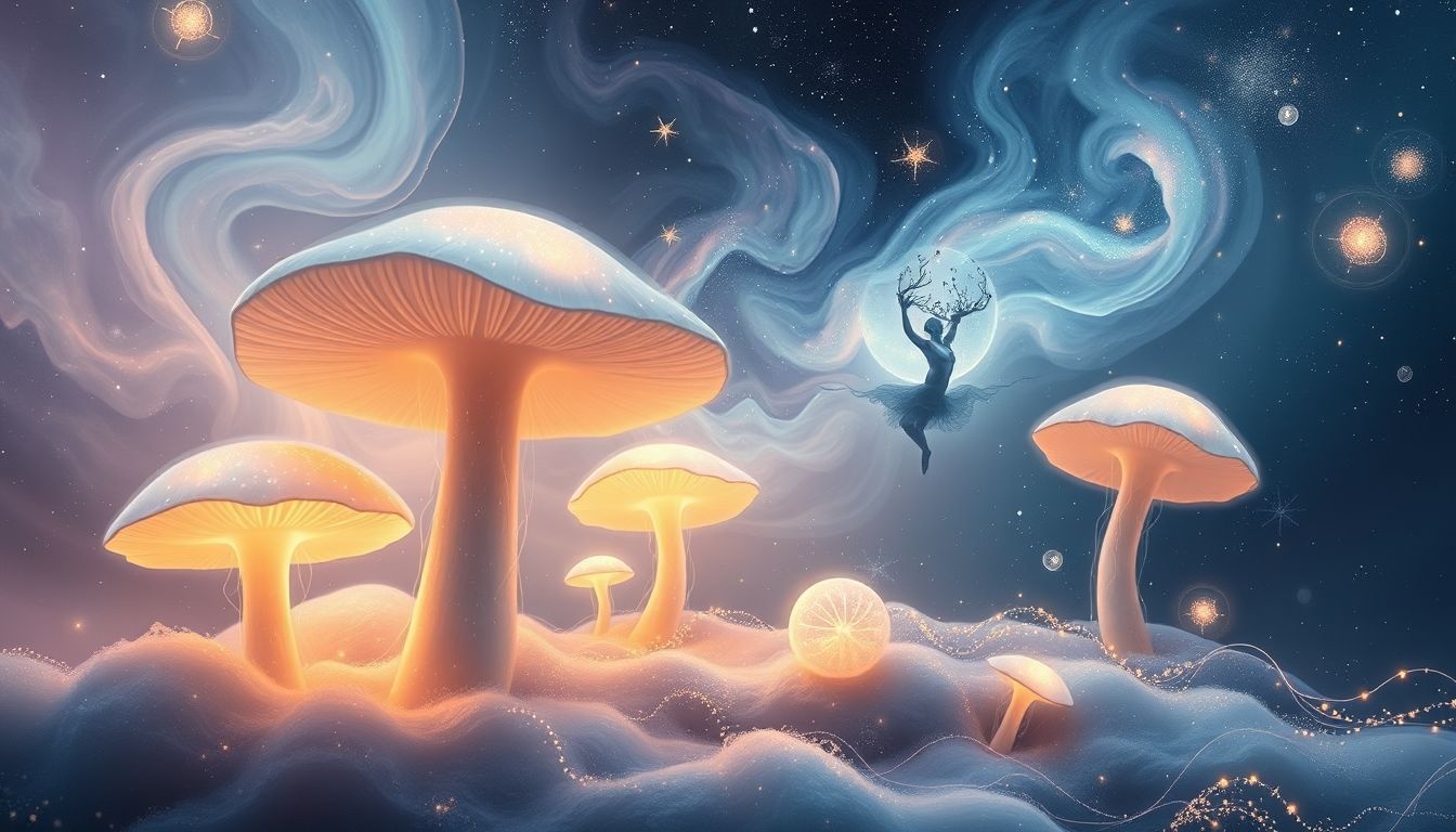 Dromen over paddenstoelen symboliseren vaak innerlijke groei en transformatie.