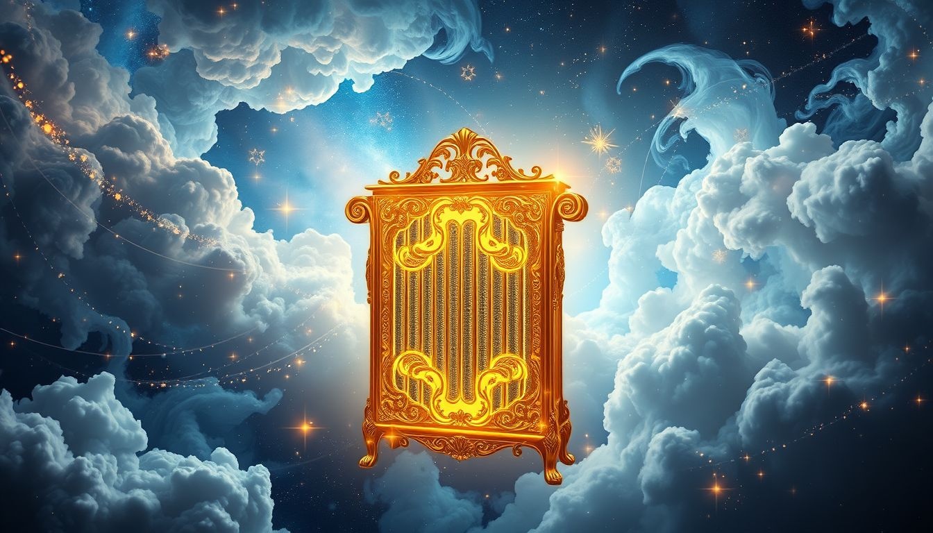 Een gouden radiator symboliseert warmte en welvaart in je leven.