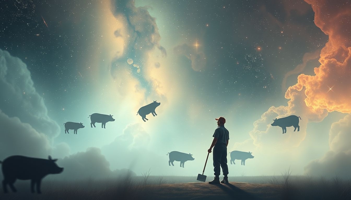 Een varkenherder zonder hond symboliseert zelfredzaamheid en onafhankelijkheid.