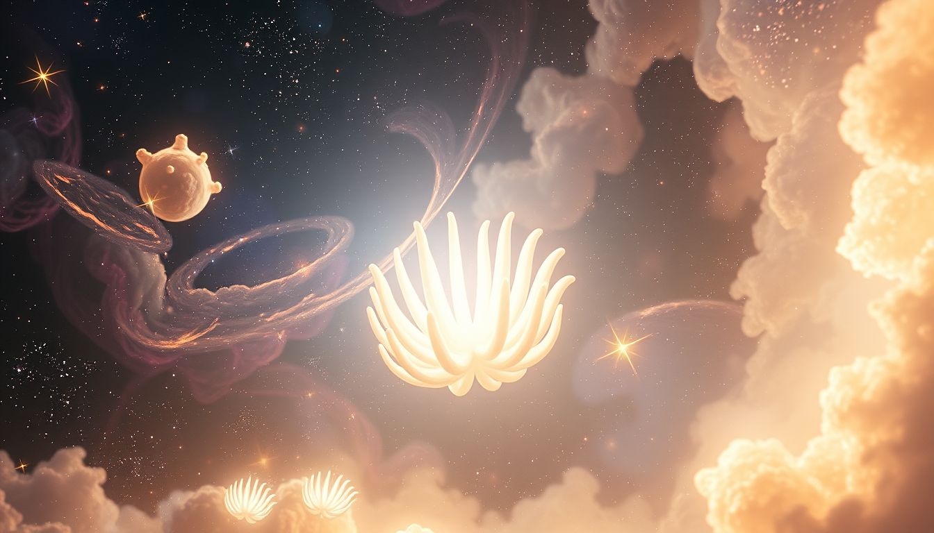 Ribben die licht geven symboliseren innerlijke kracht en genezing.