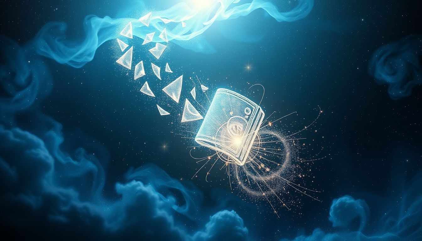 Droomverlies wallet symboliseert angst voor financiële controleverlies en onzekerheid.