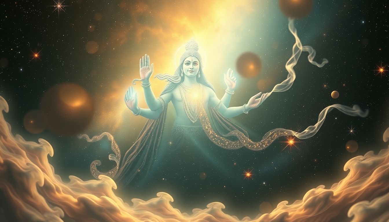 In Droom 6 geeft Krishna wijze raad voor innerlijke groei.