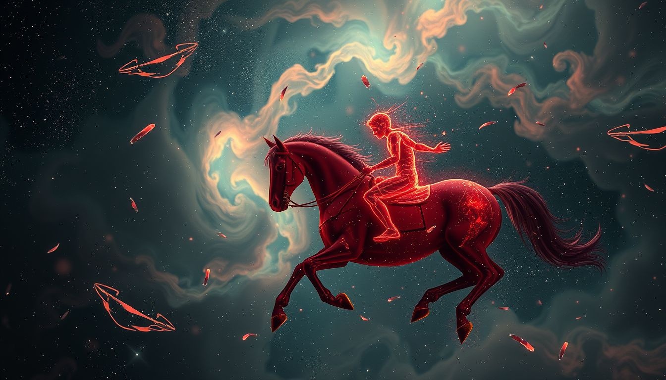 Een gewonde rodeoruiter symboliseert kwetsbaarheid en controleverlies in dromen.
