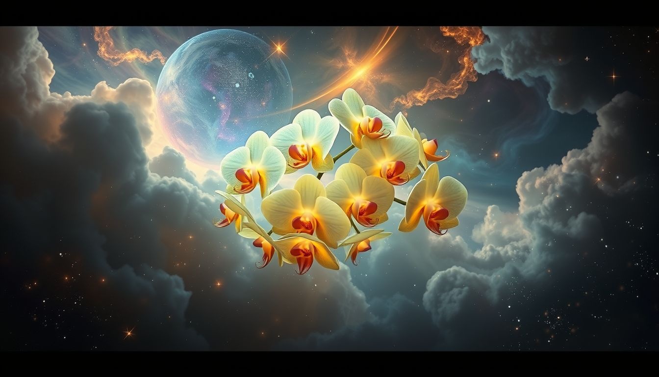 Een orchideeënboeket in dromen symboliseert luxe en mysterie.