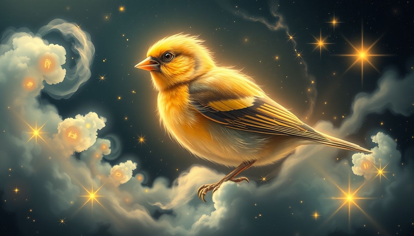 Droom van pratende goudvink symboliseert wijsheid en innerlijke stem.