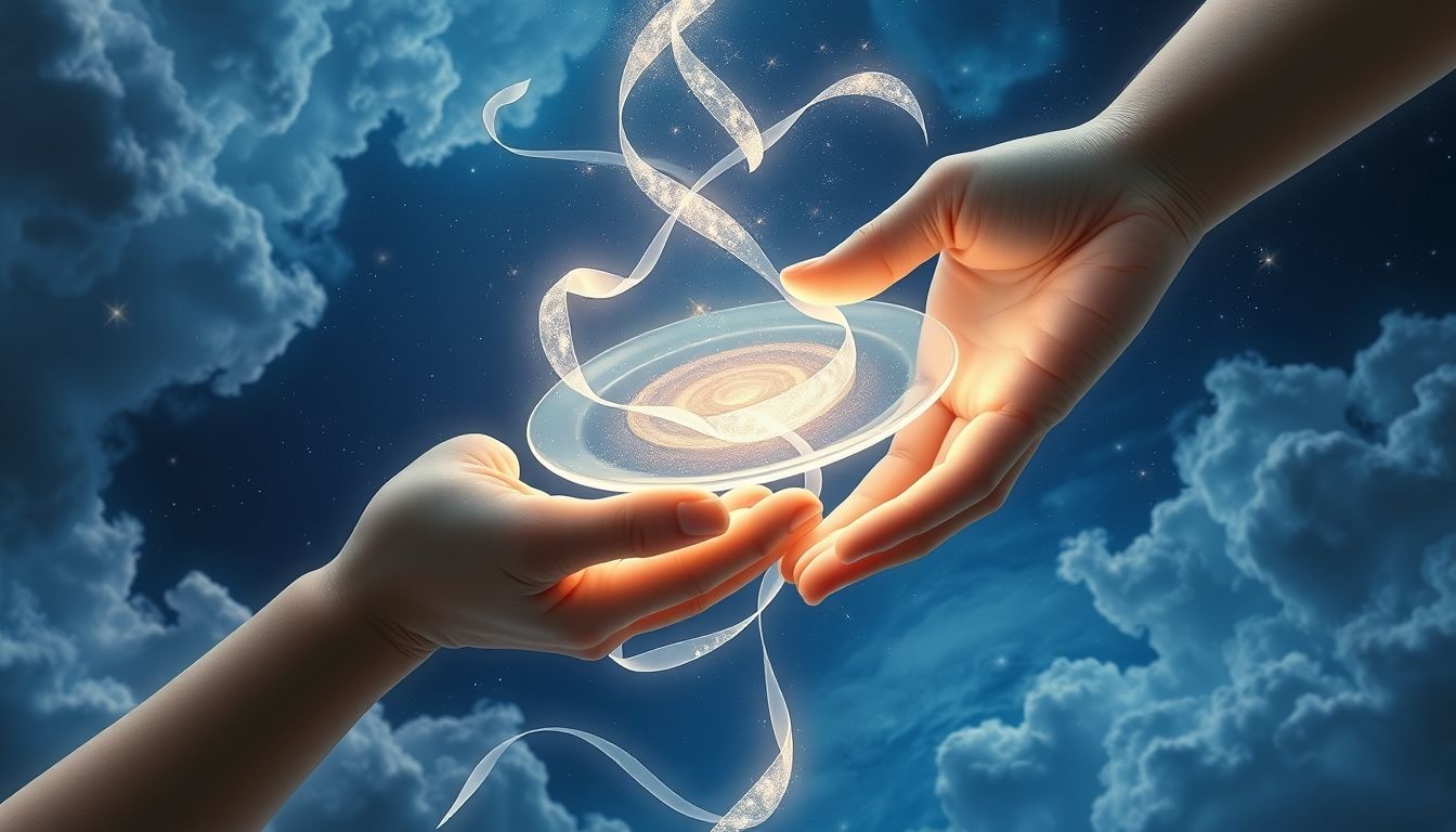 Een bord delen symboliseert harmonie en verbondenheid met anderen.