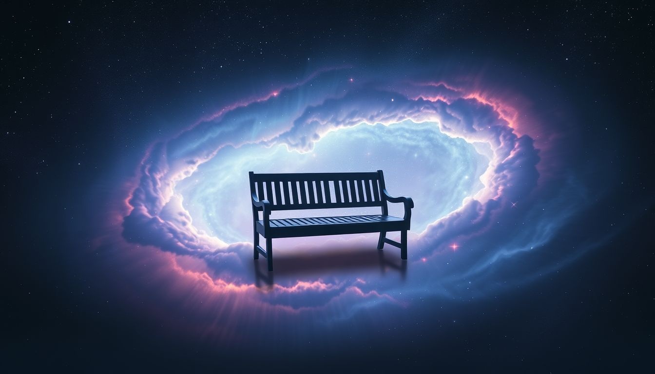 Een oncomfortabel kniebankje symboliseert innerlijke worstelingen en onzekerheid.