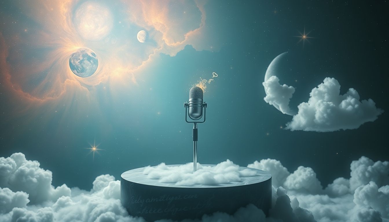 Een defecte microfoon op het spreekgestoelte symboliseert communicatiestoring.