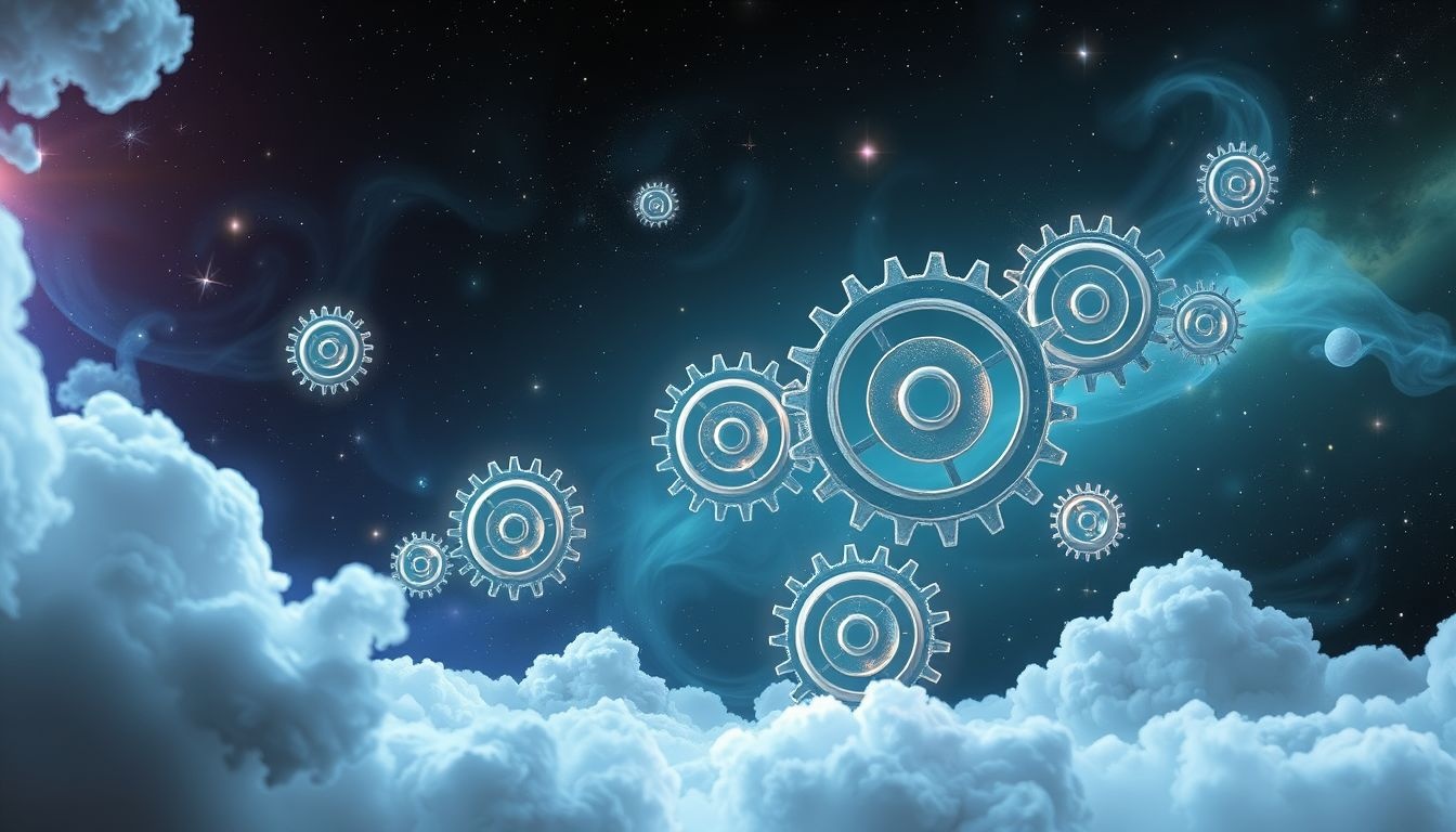 Het getinkel van machines symboliseert vaak productiviteit en focus.