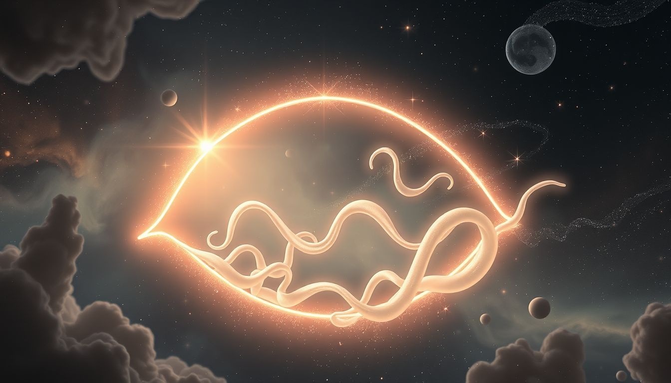 Spoelwormen in je mond symboliseren vaak verborgen zorgen of angst.